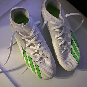 adidas Originals White and Green Sneakers